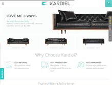 Tablet Screenshot of kardiel.com